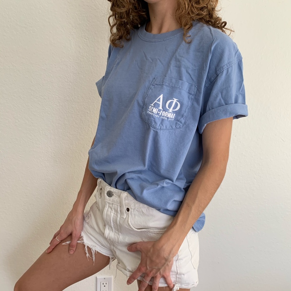 Alpha Phi Comfort Colors Tee Shirt